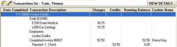 Aged Trial Balance - Click for lage View