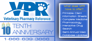 Veterinary Pharmacy Reference 10th Anniversary