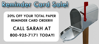 May Reminder Card Sale